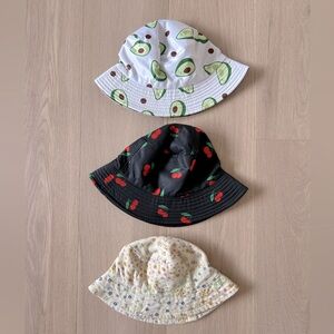 Hats - Avocado, Cherry, Floral' Patterns